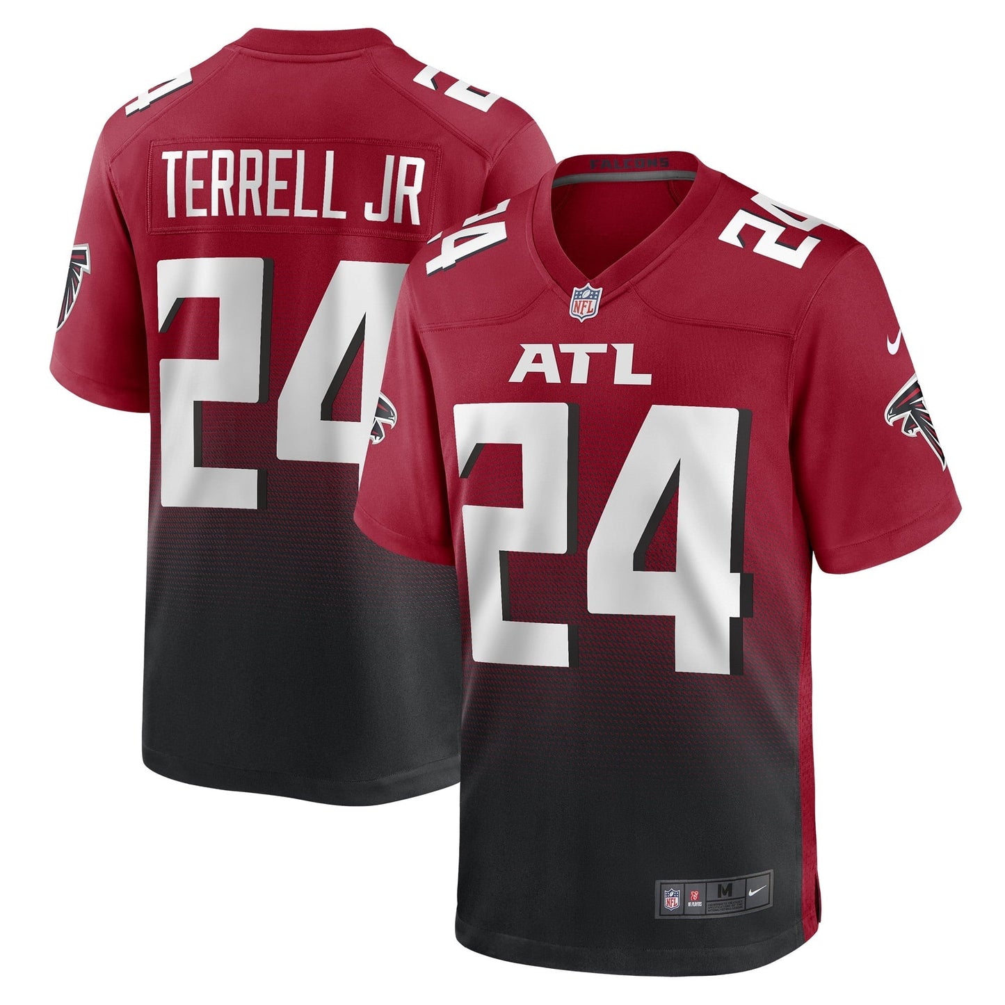 Men's Nike A.J. Terrell Jr. Red Atlanta Falcons Game Jersey