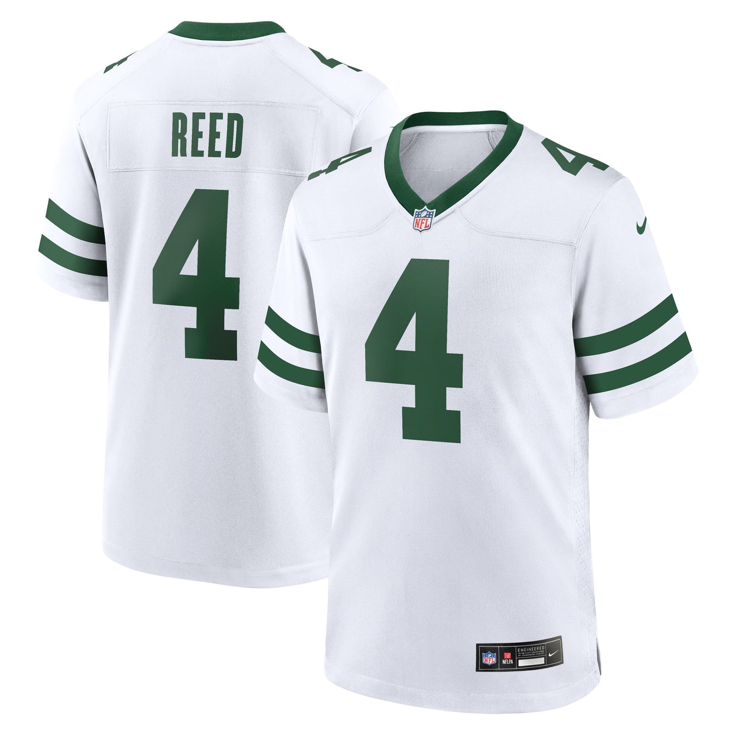 Men's Nike D.J. Reed White New York Jets Legacy Player Game Jersey
