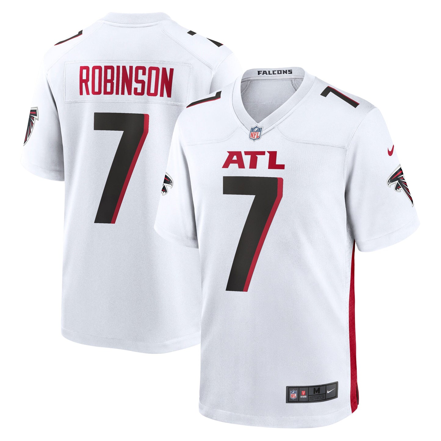 Bijan Robinson Atlanta Falcons Nike 2023 NFL Draft First Round Pick Game Jersey - White