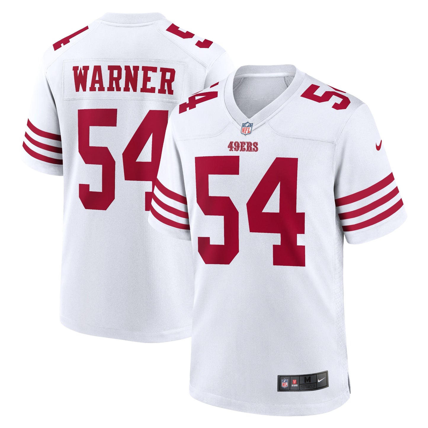 Fred Warner San Francisco 49ers Nike Player Game Jersey - White