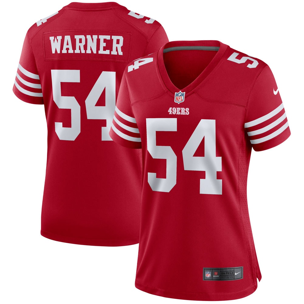 Fred Warner San Francisco 49ers Nike Women's Player Jersey - Scarlet