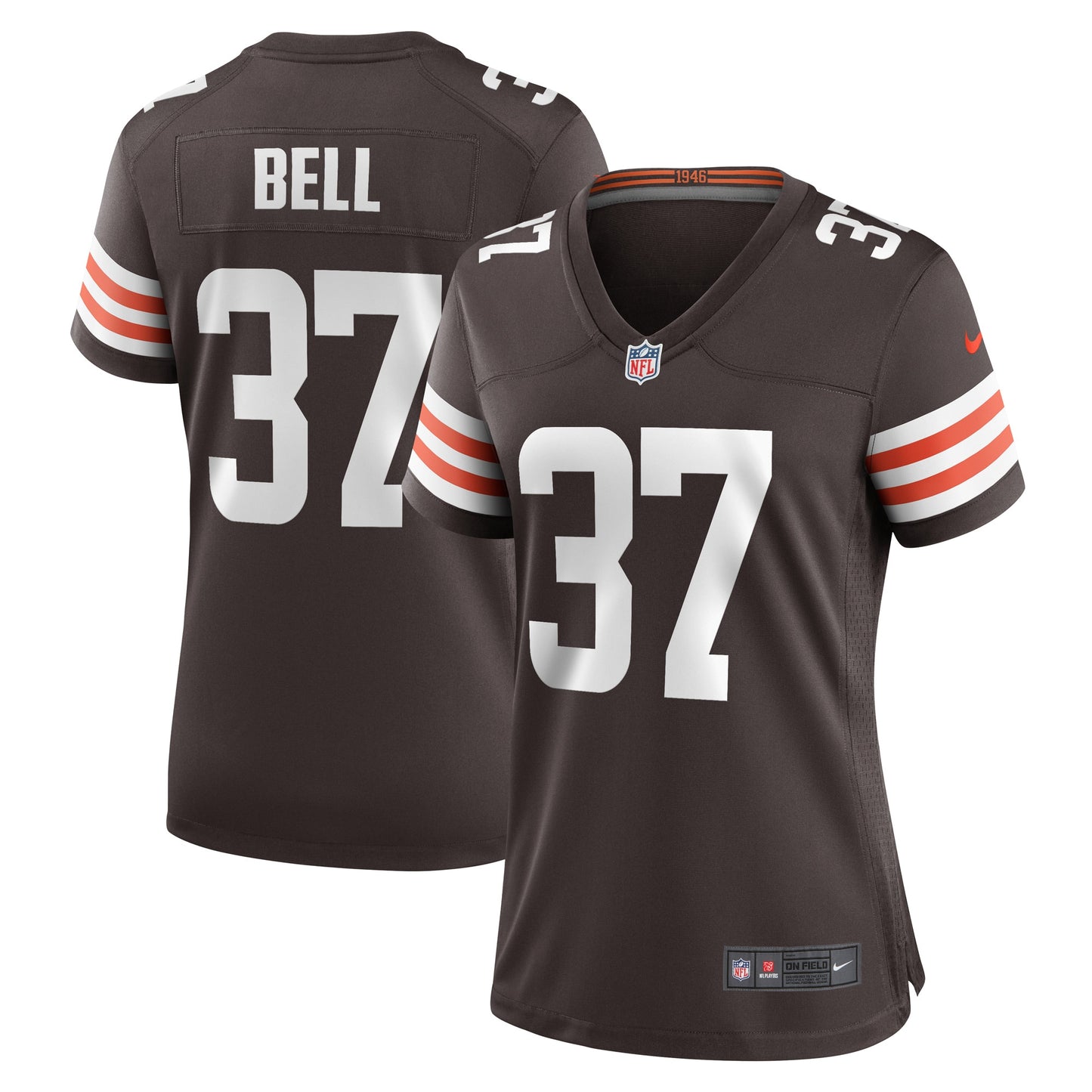 D'Anthony Bell Cleveland Browns Nike Women's Game Player Jersey - Brown