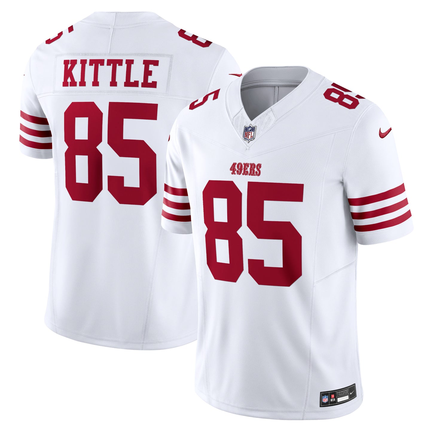 George Kittle San Francisco 49ers Nike Vapor F.U.S.E. Limited Jersey - White