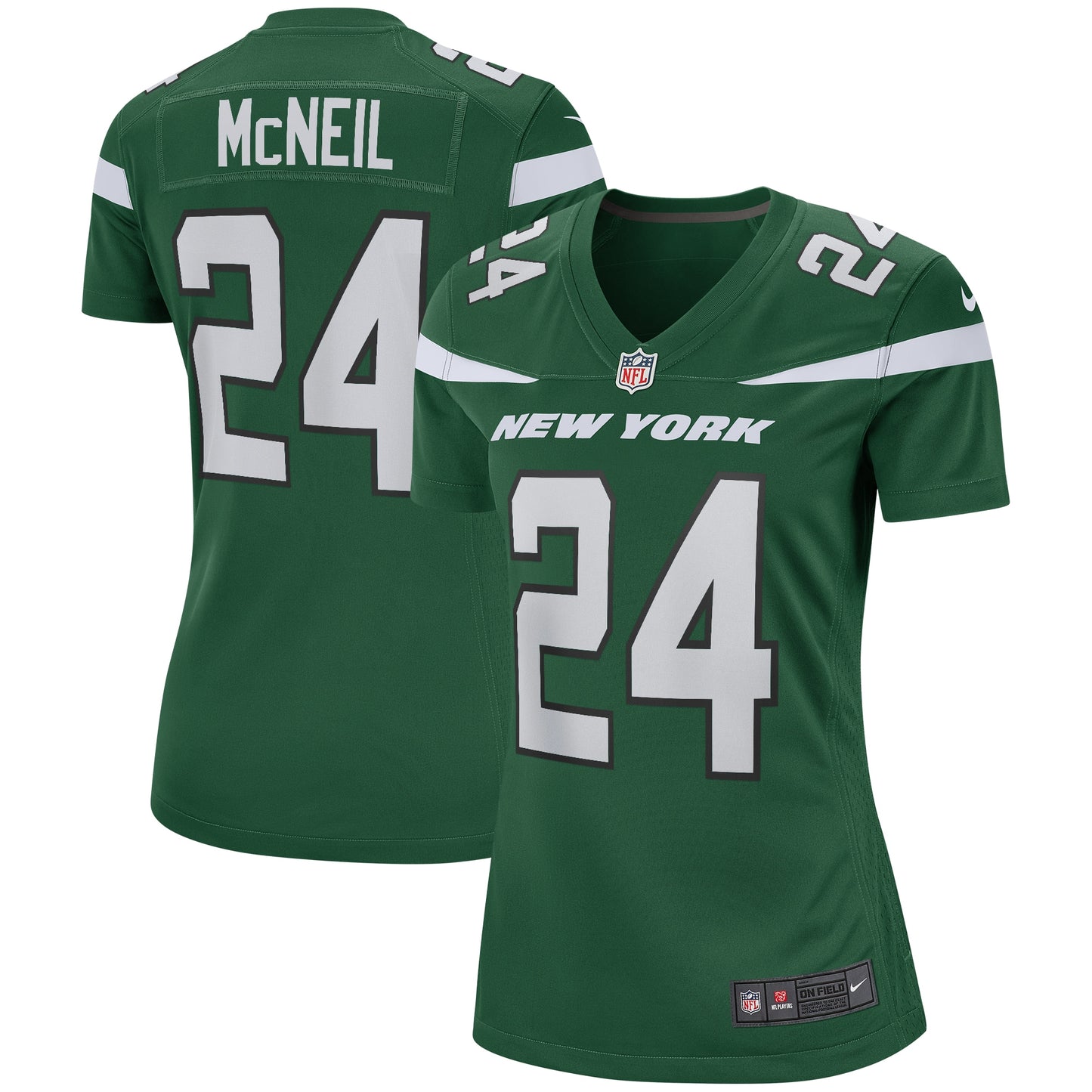 Freeman McNeil New York Jets Nike Women's Game Retired Player Jersey - Gotham Green
