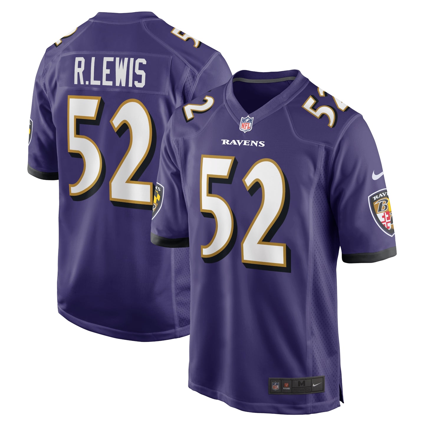 Ray Lewis Baltimore Ravens Nike Retired Player Game Jersey - Purple