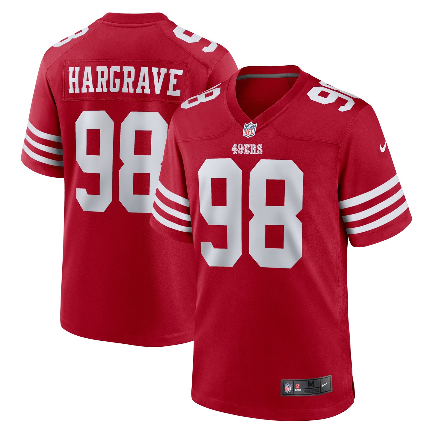 Javon Hargrave San Francisco 49ers Nike Game Player Jersey - Scarlet