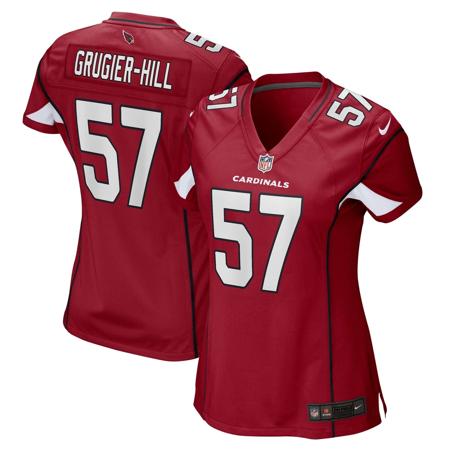 Women's Nike Kamu Grugier-Hill Cardinal Arizona Cardinals Game Player Jersey