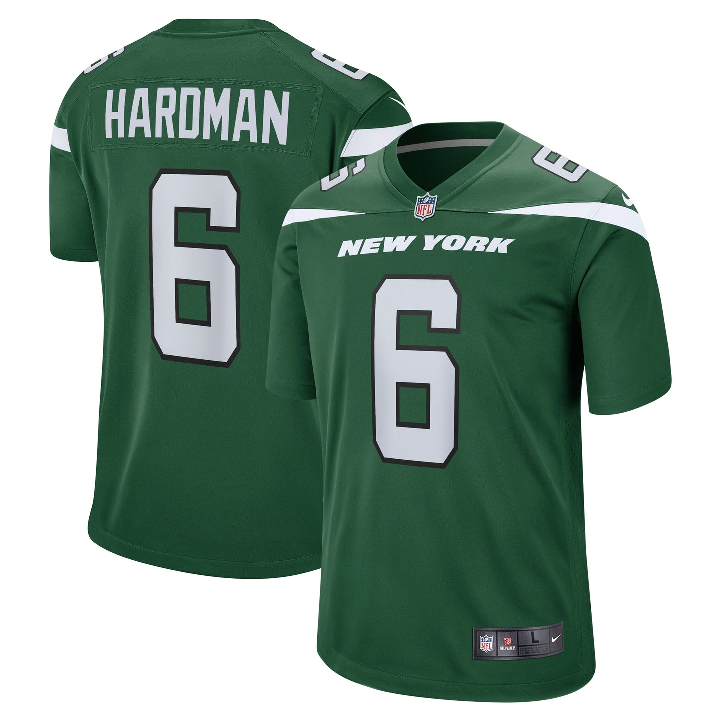 Mecole Hardman New York Jets Nike Game Jersey - Gotham Green