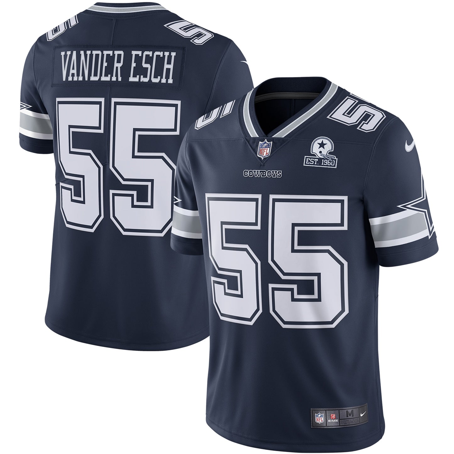 Leighton Vander Esch Dallas Cowboys Nike 60th Anniversary Limited Jersey - Navy