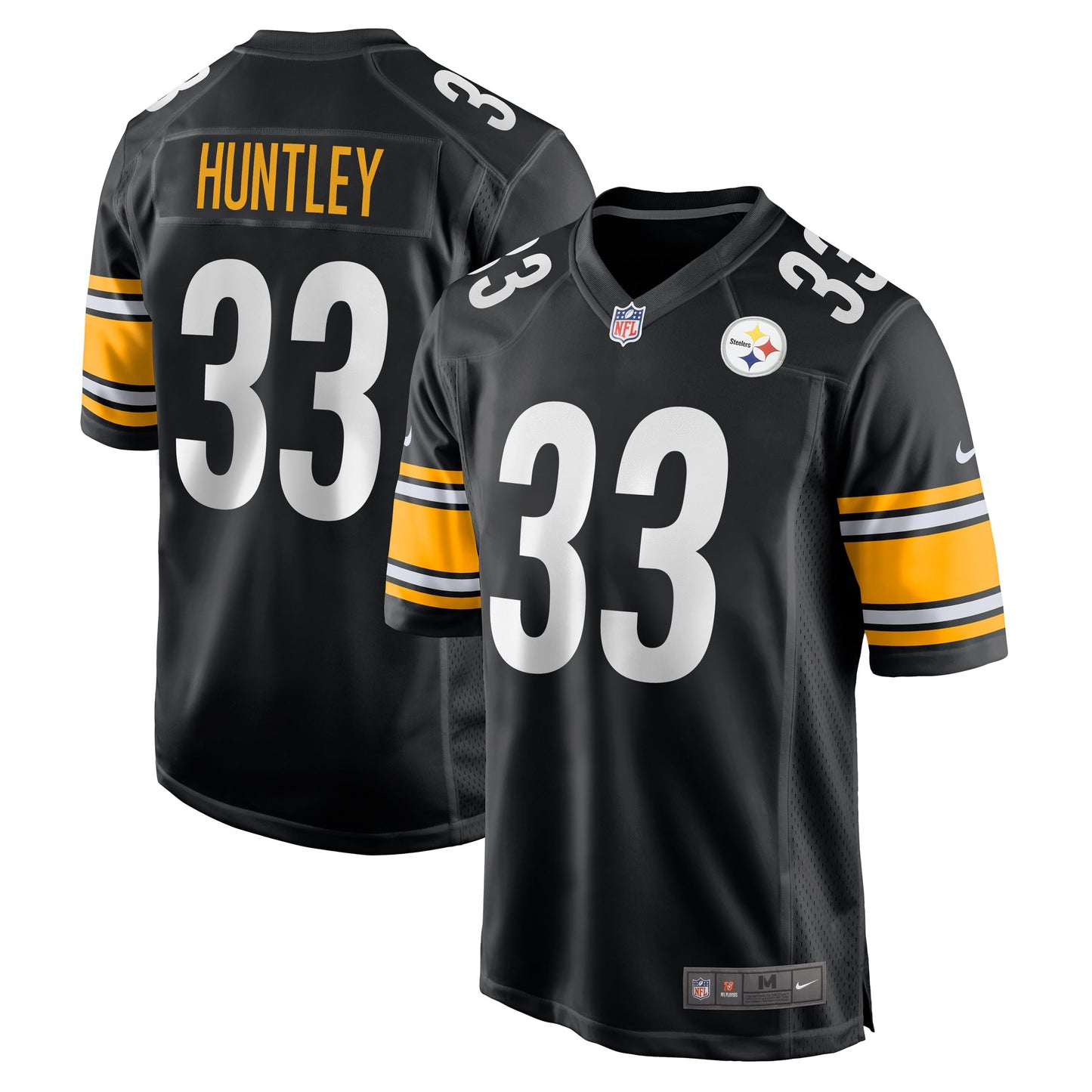Jason Huntley Pittsburgh Steelers Nike Game Player Jersey - Black