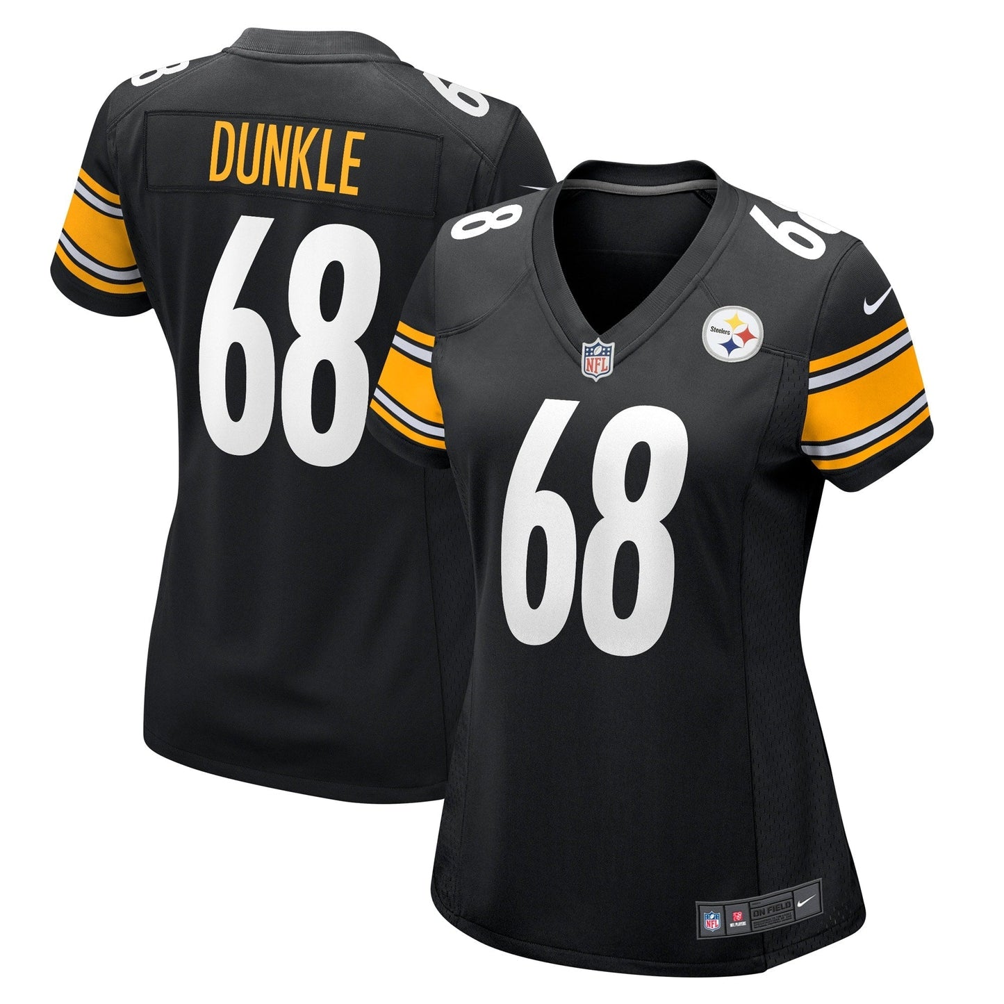 Women's Nike William Dunkle Black Pittsburgh Steelers Game Player Jersey
