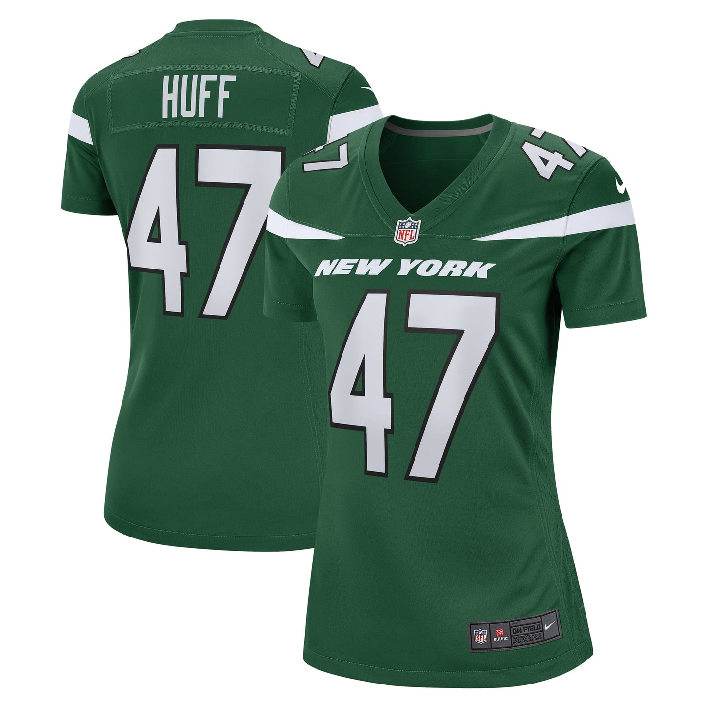 Women's Nike Bryce Huff Gotham Green New York Jets Game Jersey