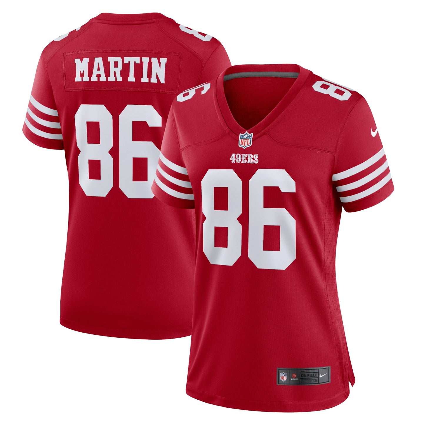 Tay Martin San Francisco 49ers Nike Women's Home Game Player Jersey - Scarlet