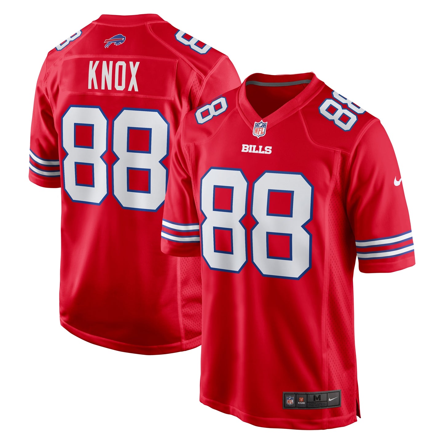 Dawson Knox Buffalo Bills Nike Alternate Game Jersey - Red